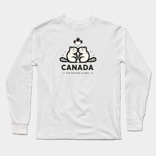 Canada - Beaver Lovers V2 Long Sleeve T-Shirt